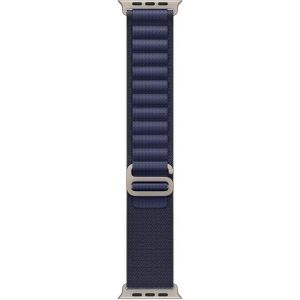 Obrázok pre výrobcu Apple Watch 49mm Navy Alpine Loop - Small - Natural Titanium Finish